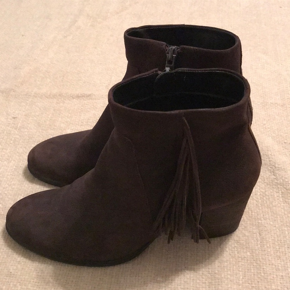 Ecco brown booties